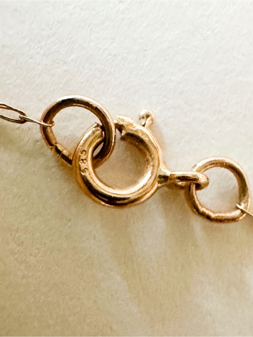 14K Solid Gold Delicate Rope Chain 16" - Picture 3 of 5